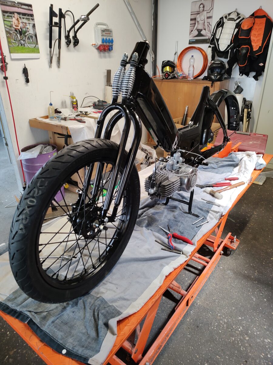 Projekt Springergabel | Puch Maxi N